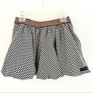 CATIMINI • Bubble Skirt in Black and White Hearts Print, Size 3T